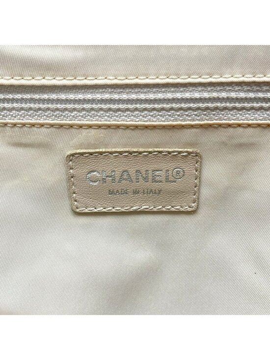 Chanel Backpack Sac New Travel Line Beige 2-Way Leather main image 4